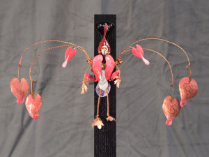 Bleeding Heart Sculpture - Dangling Bits