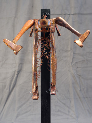 Tool Sculpture - Headless Hammer Man (Front)