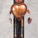 House Faerie Sculpture - Anniversary: A+A Opening Back (Rear View)
