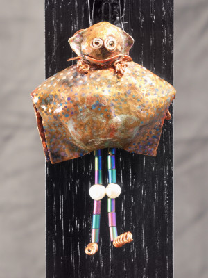 House Faerie Sculpture - Tiny, Dangly, Like a Bell